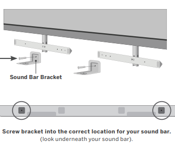 vizio sound bar attach to tv