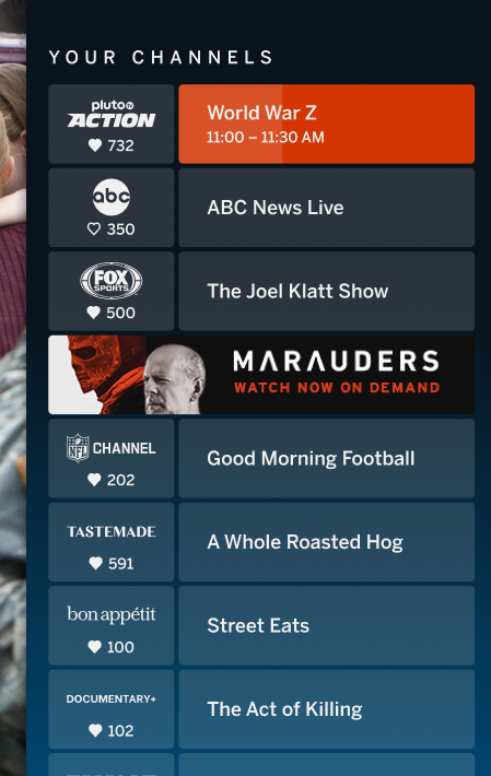 Experience Your Channels in Watchfree